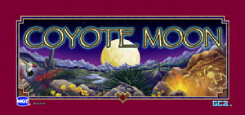 Interfaz de la máquina tragamonedas Coyote Moon