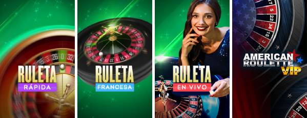 Ruletas disponible en GoldenPark casino